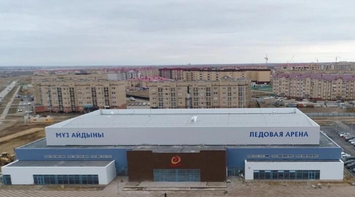 2018 год - Ледовый дворец в г. Актобе, Казахстан.